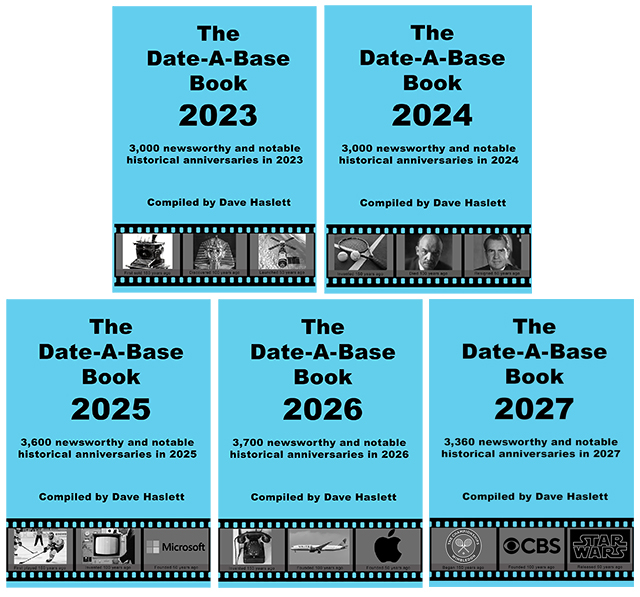 Historical anniversaries 2023 to 2027 (book series) • ideas4writers