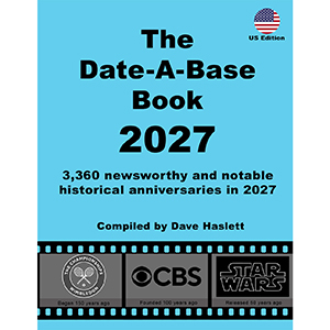The Date-A-Base Book 2027 front cover (US edition)