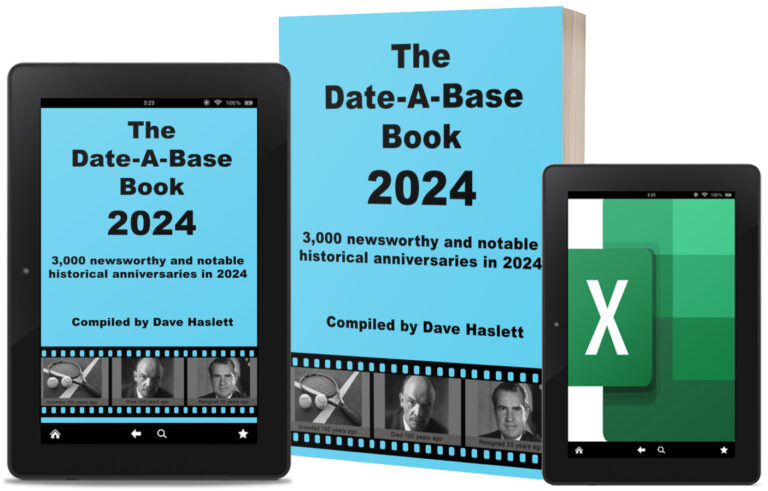 The Date-A-Base Book 2024 | Historical Anniversaries in 2024